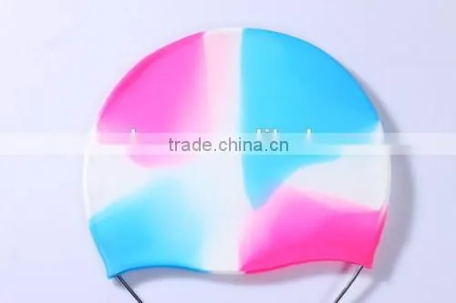 2014 hot selling lovely high quality silicone diving caps