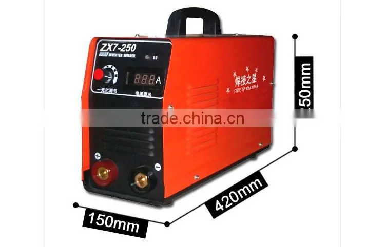 ZX7-250 arc portable welding machine price single phase AC220V used in w