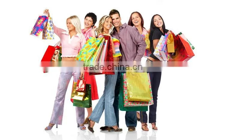 Yason merry christmas shopping bags christmas gift packing plastic shopping bag