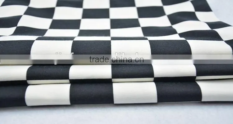 Jiufan Textile Soft Poly Spun Single Jersey Printed Punto Roma Knitting Fabric
