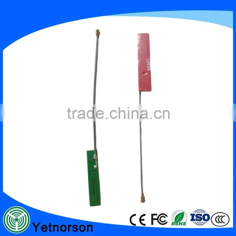 Factory supply 2.4g wifi internal patch antenna with IPEX UFL connector and 1.13 cable