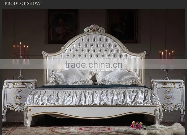 luxury royal bedroom furniture-french furniture style bed