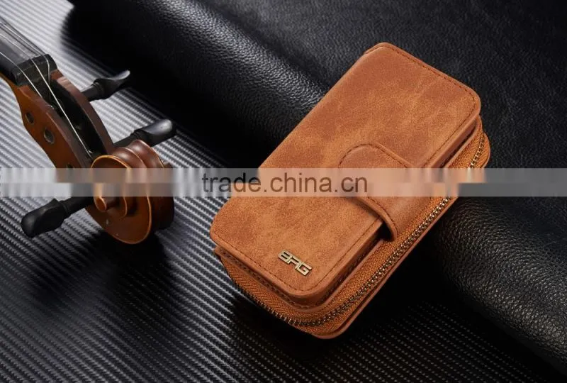 Factory supply attractive flip wallet case for iphone 5se