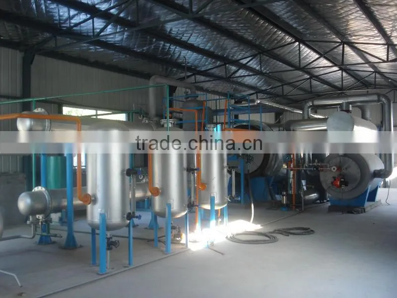 Waste tires pyrolysis unit