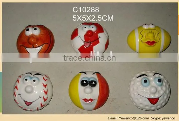 flower magnet, 2D ceramic magnet