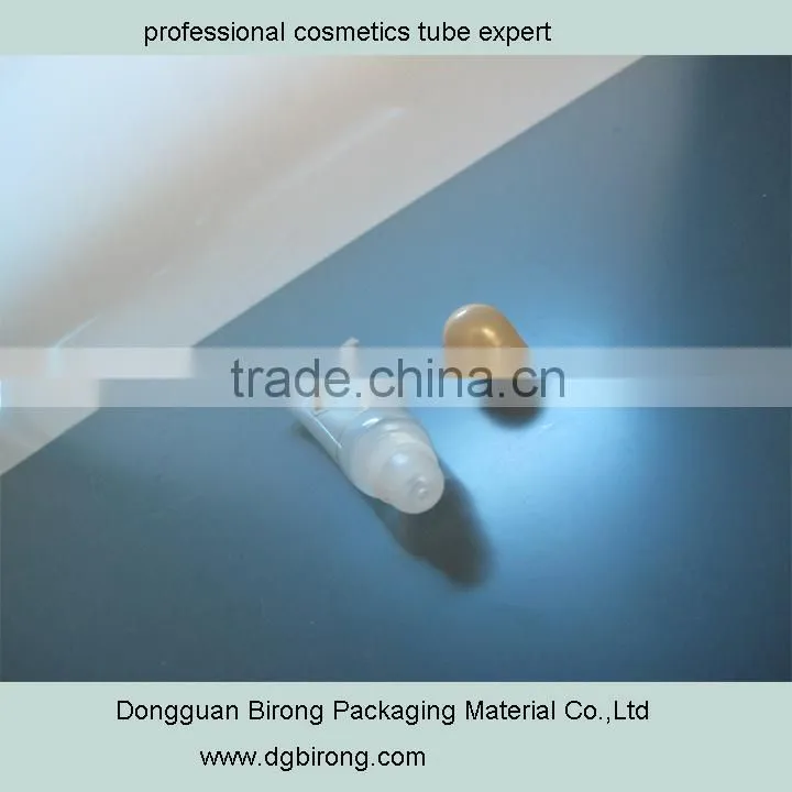 10g foil printing Lip Gloss Soft Squeeze plastic Tubes