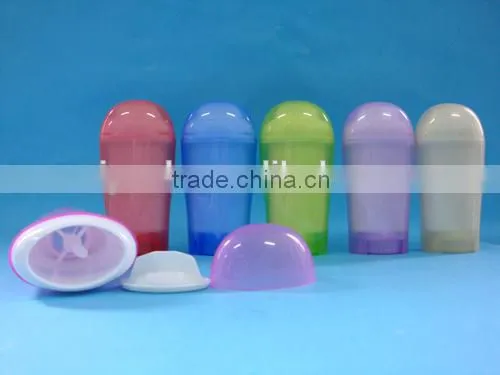 AS clear deodorant stick container, 30g 50g plastic cylinder deodorant container