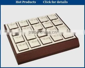 YiWu wholesale white ring display,jewelry display tray