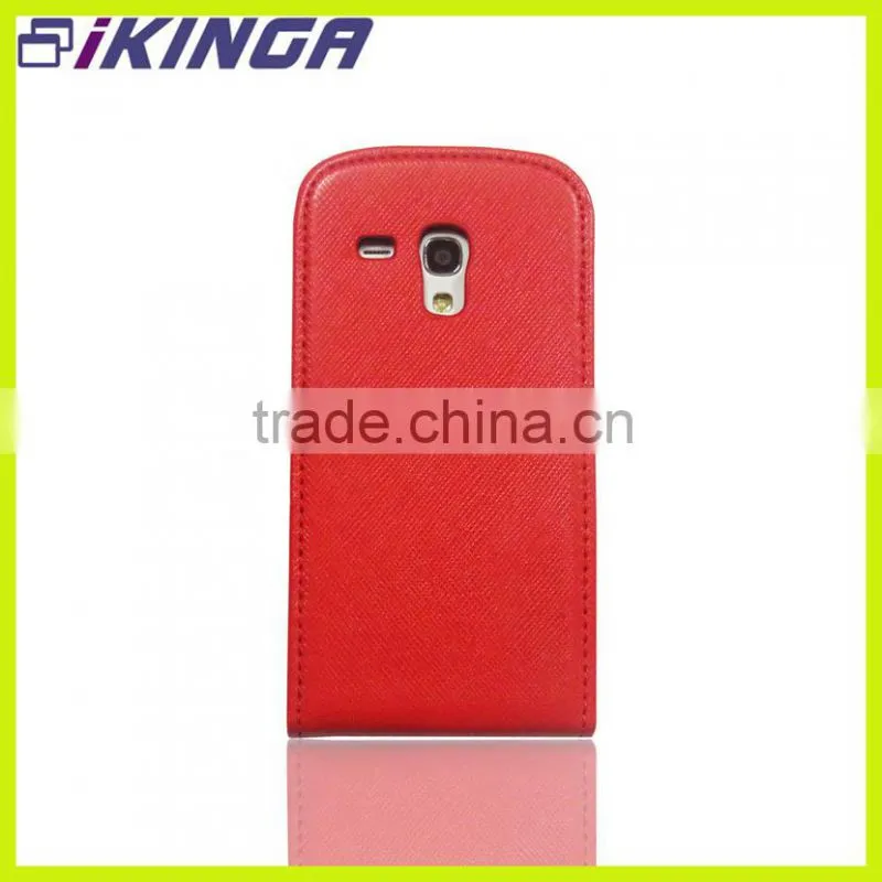 Leather Flip case smartphones with magnet closure,smart phoen cases for samsung S3 mini