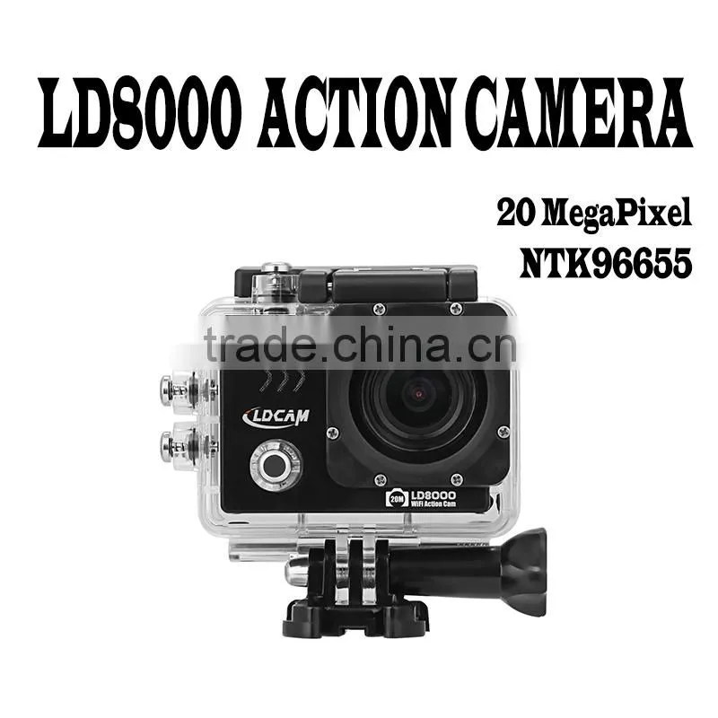 FHD1080P WIFI action camera 2.0inch display 20Megapixel action camera