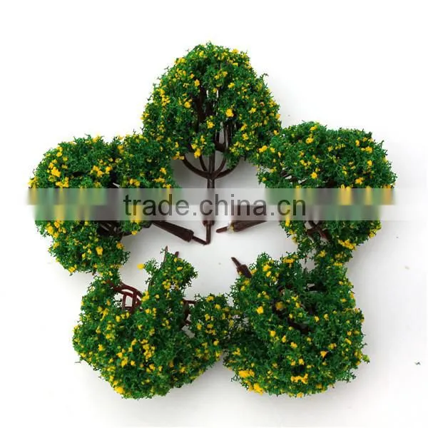 Scale plastic model tree, architecture round model tree , miniature scale trees, building model tree for HO scale,MT-41