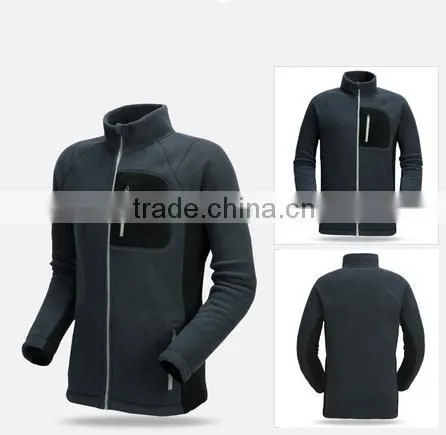 Girl sports polar fleece jacket