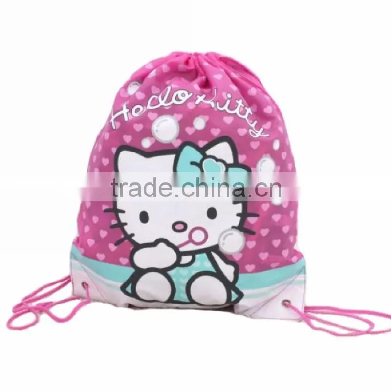 Hot selling_Fashion drawstring bags/reusable Polyester bag/durable nylon Bag
