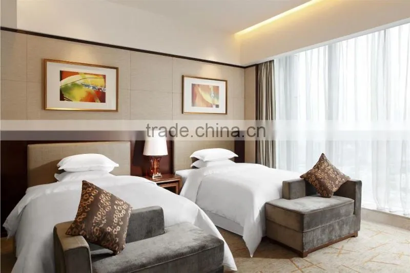 twins bed hotel room furniture 5 stars hotel room HDBR1129