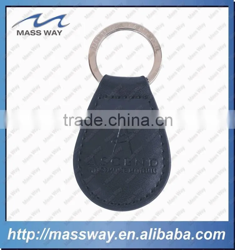 souvenir antique customized metal leather keychain