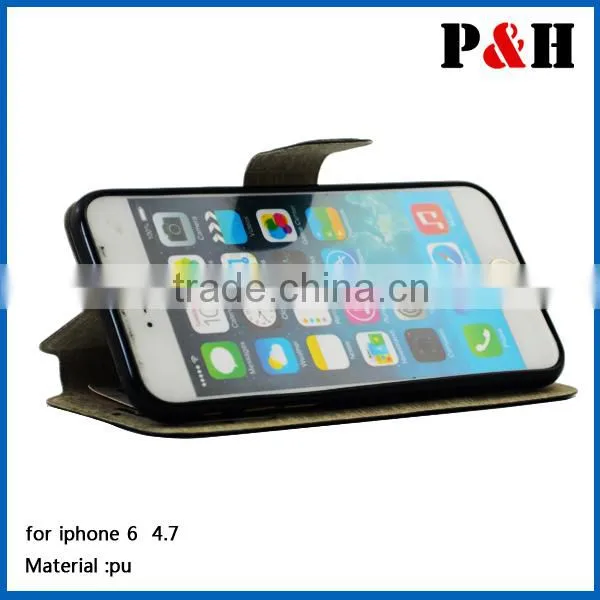 China supplier wholesale case for iphone 6 wallet case cell phone case