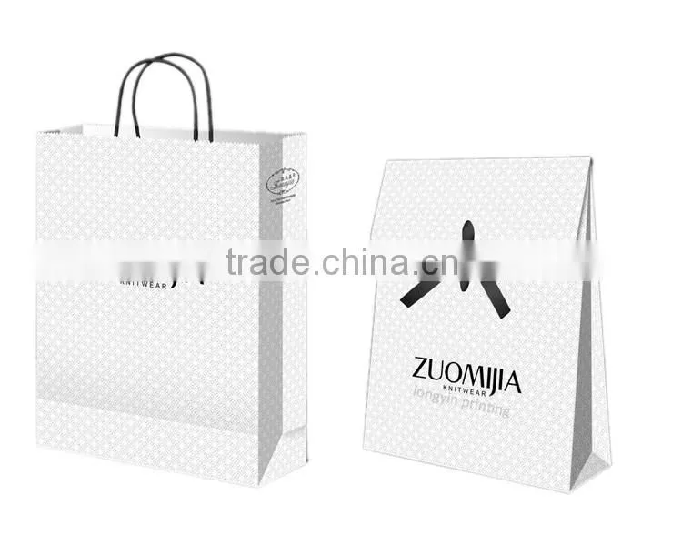 Colorful paper bag, shopping bag, gift bag printing