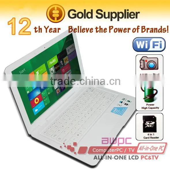 AWPC INTEL ATOM D2500 Dual Core DDR3 2GB 250GB 13.3''laptop computer notebook
