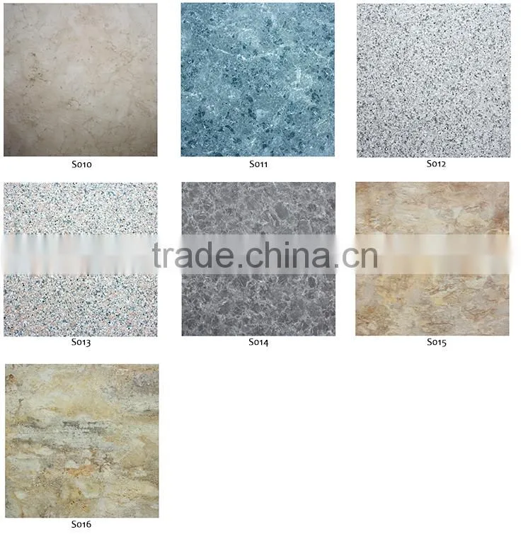 polyvinyl chloride flooring decoration: nontoxic recycling PVC tiles of granite pattern, fire-retardant and resistant to wear