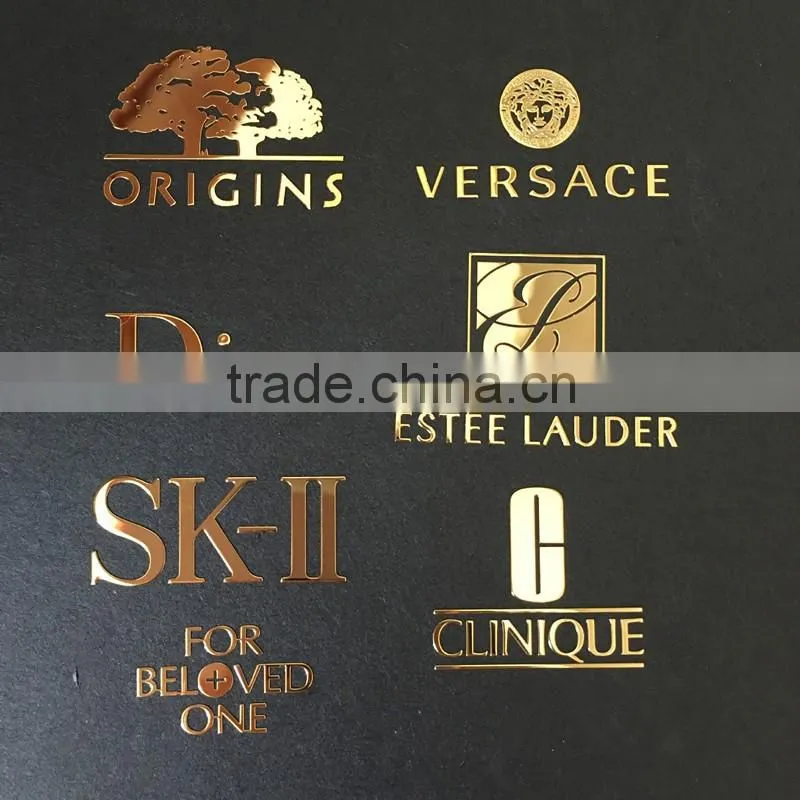 china factory nickel letters metal plates brand logos/name on logos