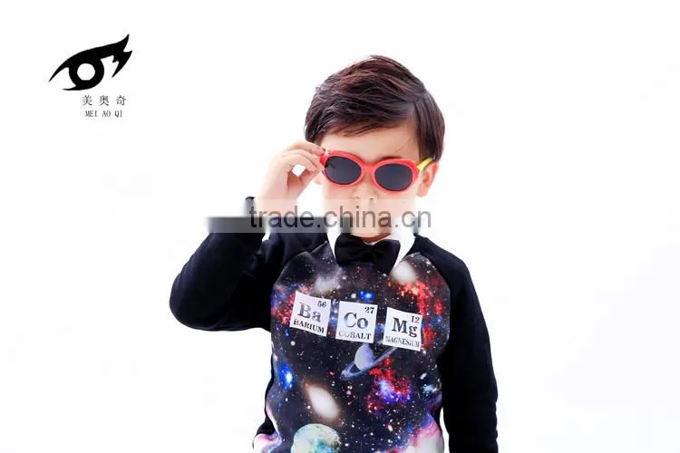 New product small apples children soft silicone material polarized sunglasses
