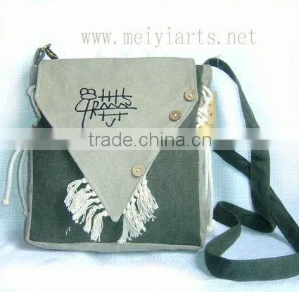 fashion canvas messenger bag