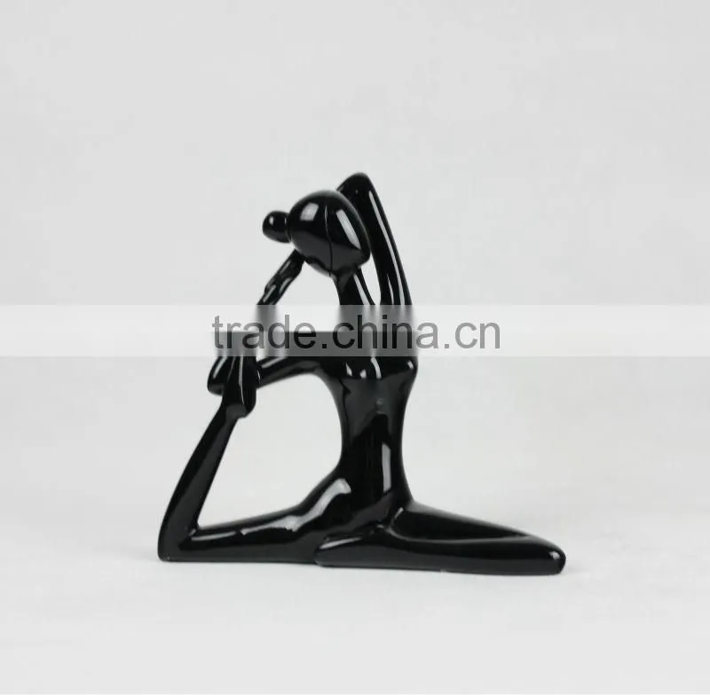 Resin Yoga Figurines, Yoga sculpture, indoor Yoga statue for sale