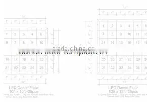 hot selling pvc dance floor