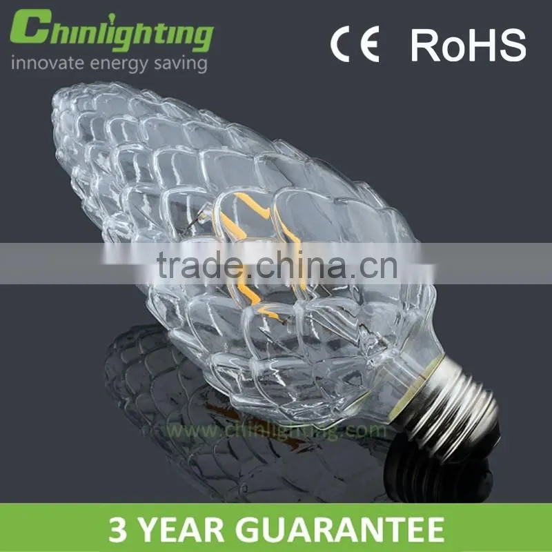 China shenzhen factory price 25000h 120v 230v 2200k filament bulb e27 e26