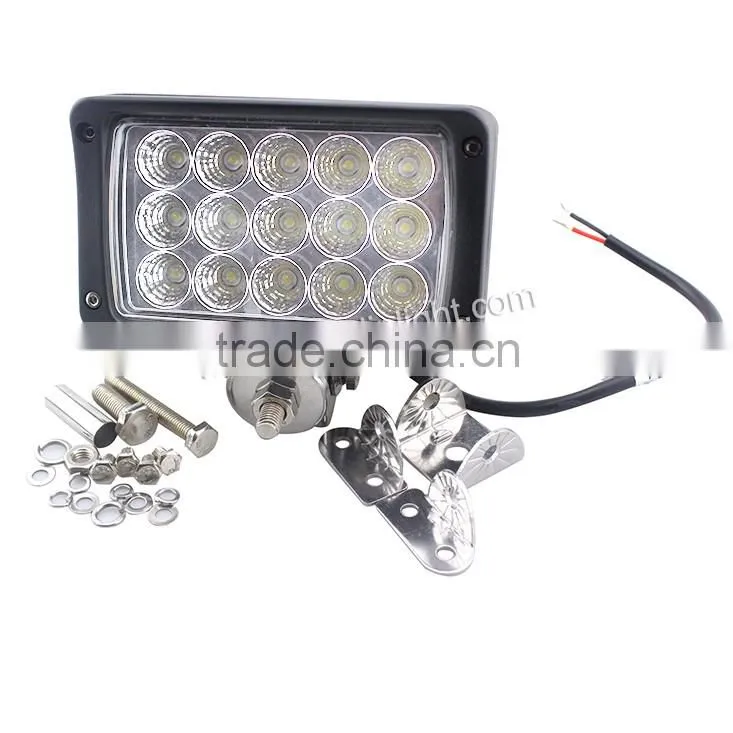 45w led work light 12V LED working light 3825LM 6000K for trucks