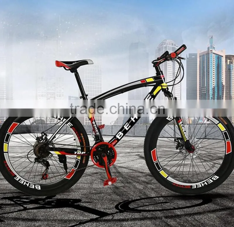 Mountain Bike 26-Inch Aluminum 21-Speed Mountain Bike 50 Knife High Carbon Brake Disc Outdoor Bike sell like hot cakes!
