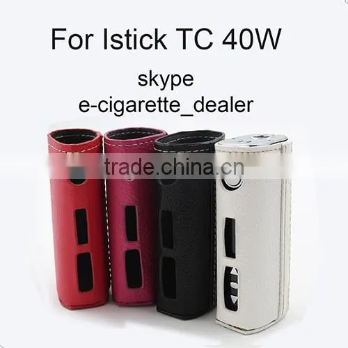 wholesale price full color choice Istick TC 40w mod box leather case
