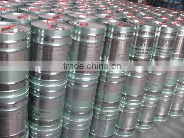 Red insulating electrical varnish