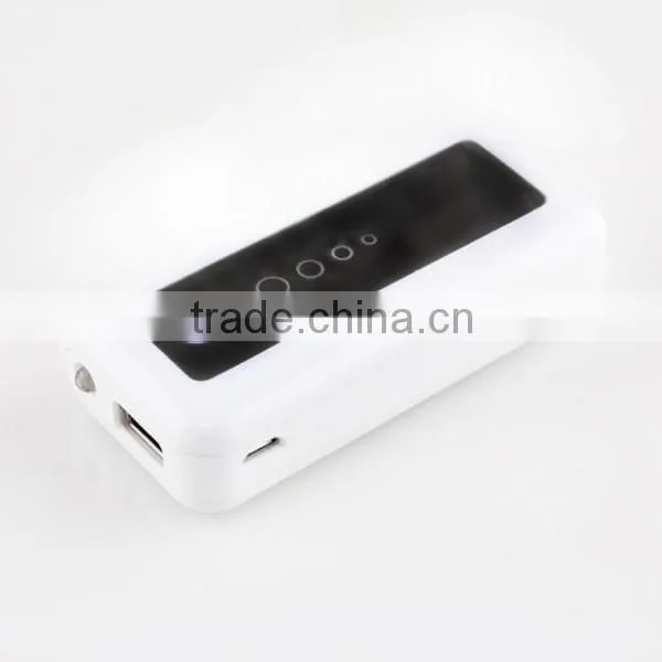 new products 2015 USB port flashlight led flashlight 5200mah power bank in china market of electronic