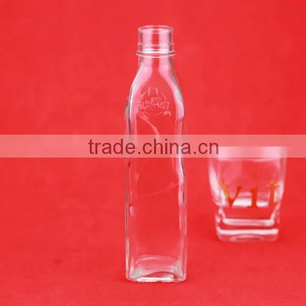 China factory cheap frosted whiskey bottle liquor bottles wholesale food great boston bottles