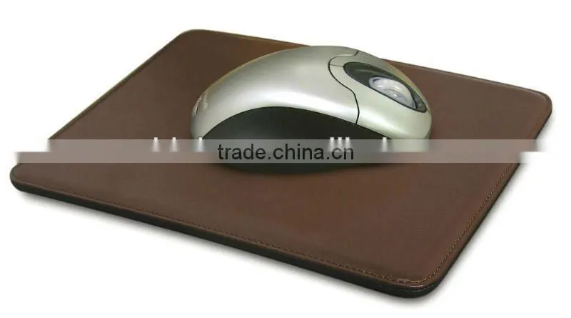 Fashion and personal genuine leather floating mouse pad