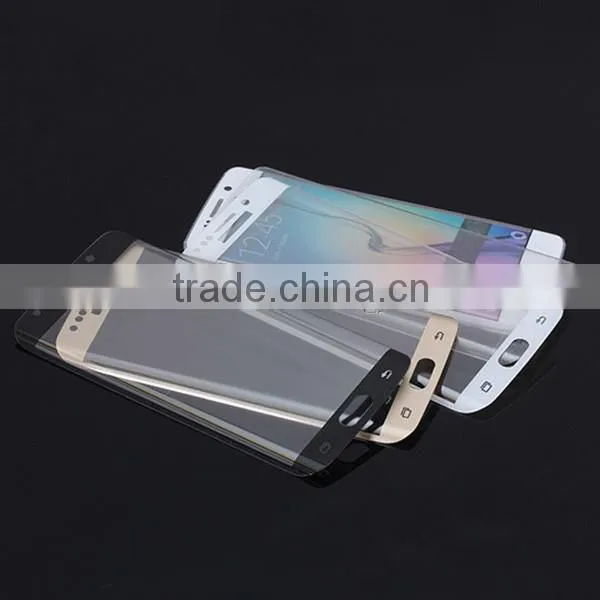 Gold 3D Curved Screen protector S6 Edge Plus Tempered Glass 9H