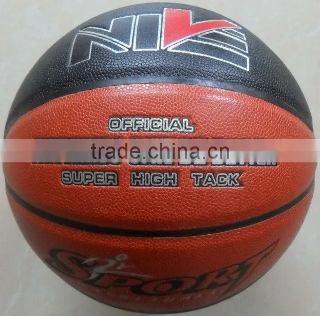 official laminated size 7 PU basketball