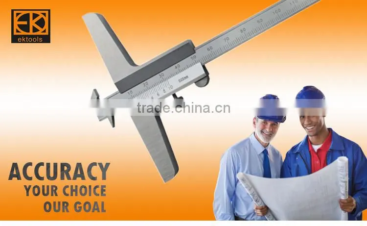 Stainless/ Carbon Steel Multifunctional Vernier Depth Gauges with Hook