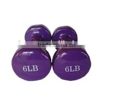 Hotsale Lady portable vinyl dumbbell