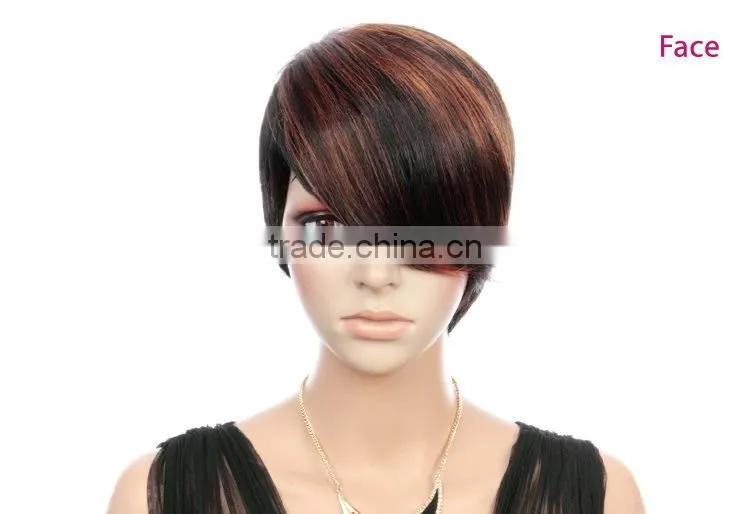 Front lace wig fashionable braided sexy wigs synthetic hair bangs wig