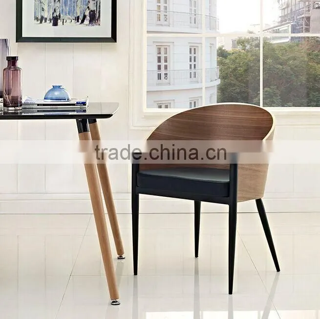 mid century modern cooper dining armchair in WALNUT