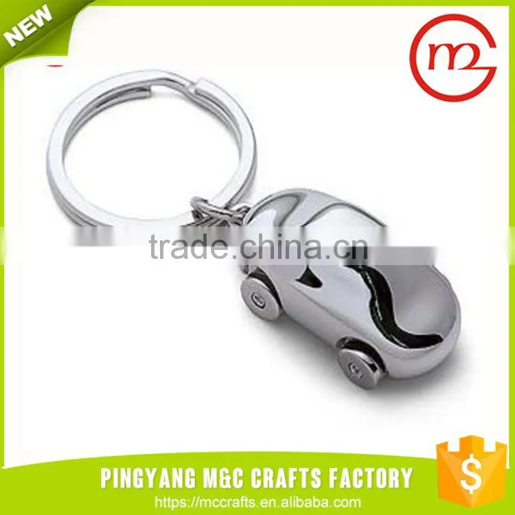 3d promotional cute car bulk sale model key ring