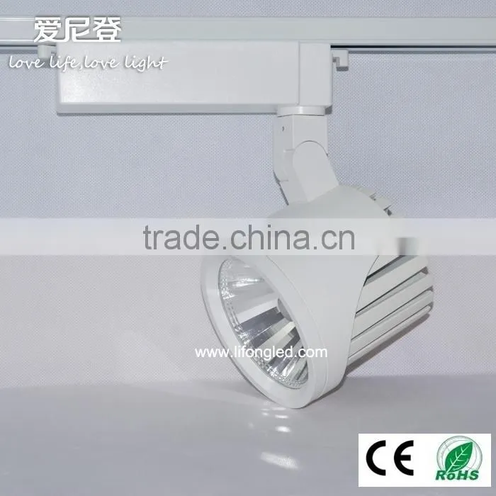 2015 new cob track light 35W CITIZEN led track light 3 o r4 phases