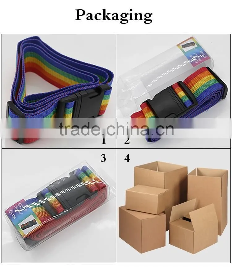 Bottom price promotional luggage belt for bag