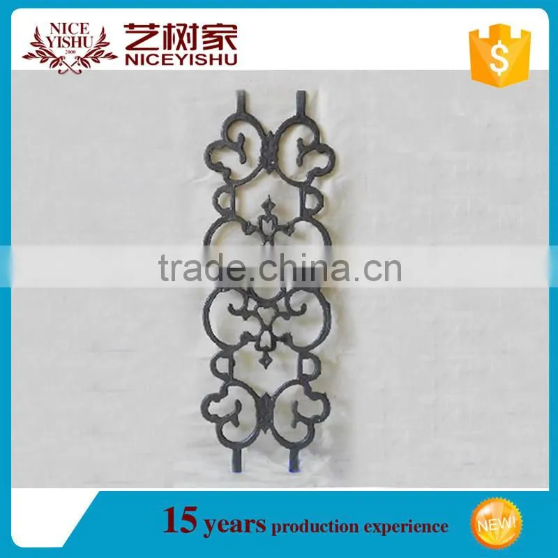 Elegant and beautiful cast iron metal fence ornaments for gate fence decorative