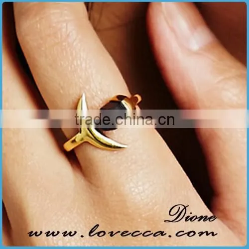 2016 New Arrival Women Creative Jewelry Gold/Silver Alloy Cute Fashion Finger Ring
