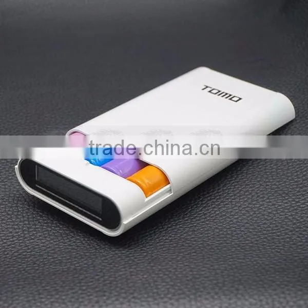 2016 NEW! Smart power bank 18650 li-ion battery charger TOMO V8-4 intelligent battery charger for cellphone in stock