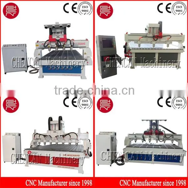 CHENCAN Four Spindles CNC Router for Wood/PVC/Acrylic/Soft Metal
