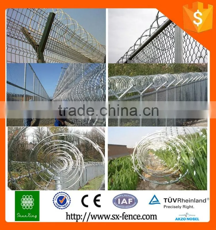 Razor Wire Prison Fence/Razor Barbed Wire Fence sale in High Quality